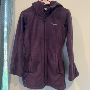 Columbia Women’s Deep Purple Fleece Jacket. Size XS